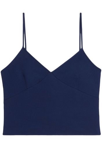 AMI Paris Top con scollo a V - Blu