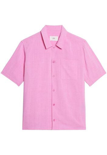 AMI Paris Camicia a maniche corte - Rosa