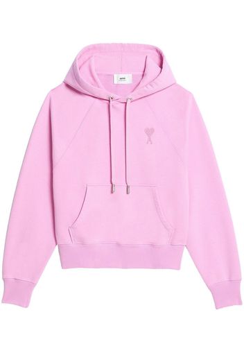 AMI Paris Ami de Coeur monogram hoodie - Rosa