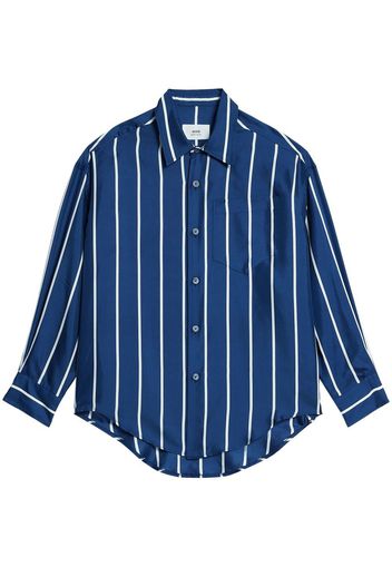 AMI Paris Camicia a righe - Blu