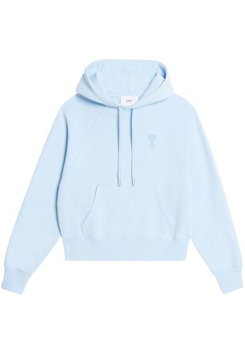 AMI Paris Ami De Coeur long-sleeve hoodie - Blu