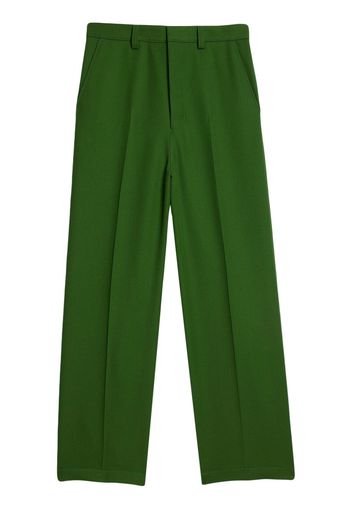 AMI Paris Pantaloni a gamba ampia - Verde