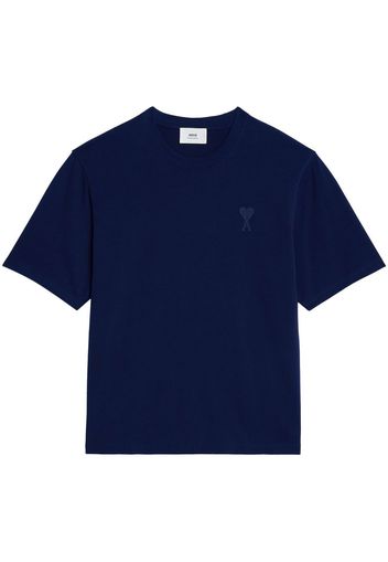 AMI Paris T-shirt con logo - Blu