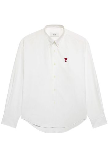 AMI Paris Camicia con ricamo - Bianco