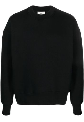 AMI Paris logo-patch long-sleeved sweatshirt - Nero