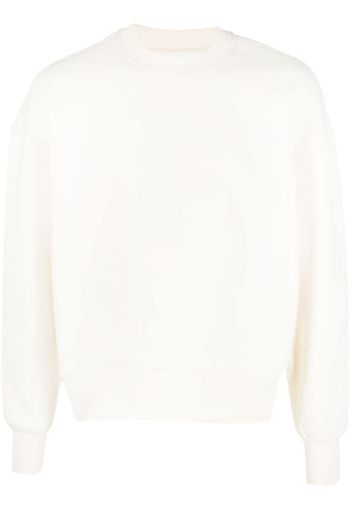 AMI Paris logo-embroidered patch sweatshirt - Toni neutri