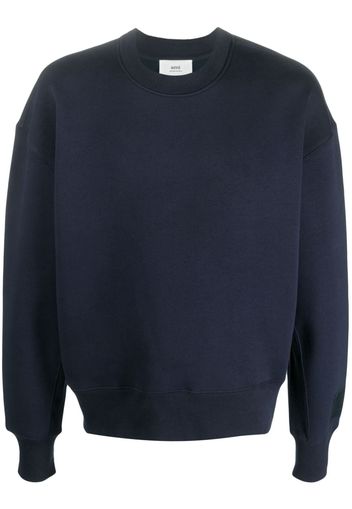 AMI Paris logo-patch sweatshirt - Blu