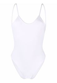 AMI Paris Costume intero Ami de Coeur con applicazione - Bianco