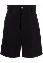 AMI Paris Shorts denim a gamba ampia - Nero