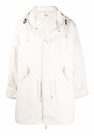 AMI Paris Parka con cappuccio - Bianco