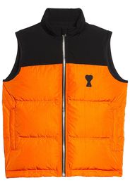 AMI Paris Ami de Coeur padded gilet - Nero