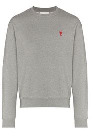 AMI Paris Ami de Coeur cotton sweatshirt - Grigio