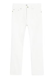 AMI Paris Jeans crop a vita alta - Bianco