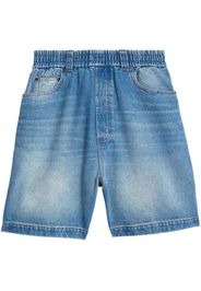 AMI Paris Bermuda denim a gamba ampia - Blu