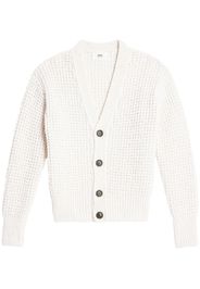 AMI Paris V-neck knit cardigan - Bianco