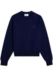 AMI Paris Ami de Coeur embroidered sweatshirt - Blu