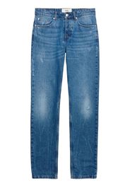 AMI Paris Jeans dritti con applicazione logo - Blu