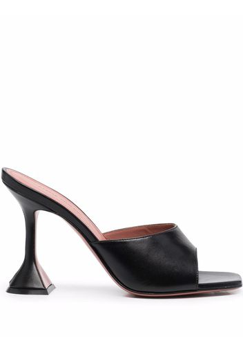 Amina Muaddi Lupita slip-on sandals - Nero