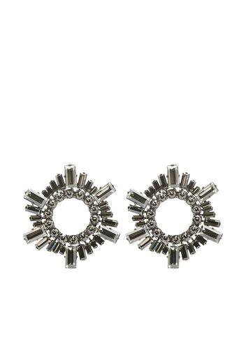 Amina Muaddi Begum crystal-embellished earrings - Nero