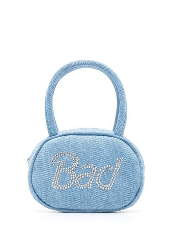 Amina Muaddi Super Amini Baddie mini bag - Blu