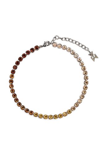 Amina Muaddi crystal-embellished bracelet - Giallo