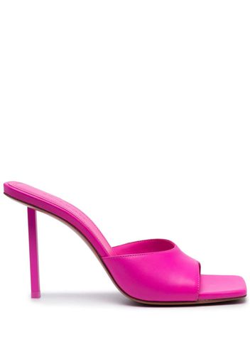 Amina Muaddi Laura 95mm leather mules - Rosa