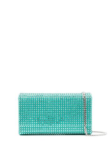 Amina Muaddi Clutch Paloma con decorazione - Verde