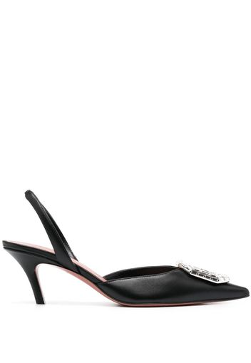 Amina Muaddi Camelia 60mm slingback pumps - Nero