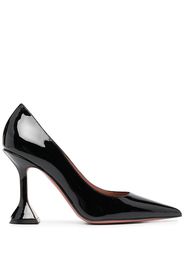 Amina Muaddi Pumps con tacco geometrico - Nero