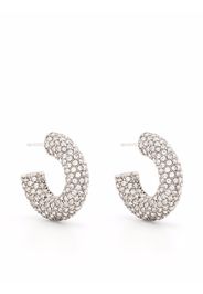 Amina Muaddi Cameron crystal-embellished earrings - Bianco