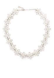 Amina Muaddi Lily crystal-embellished choker - Argento