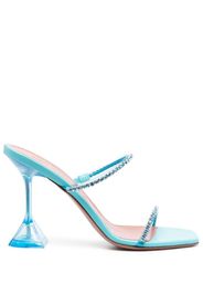 Amina Muaddi Gilda crystal-embellished sandals - Blu