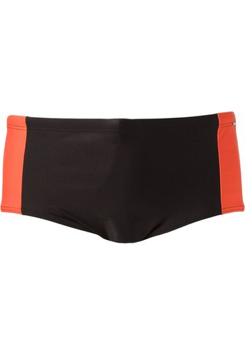 Amir Slama panelled swimming trunks - Nero