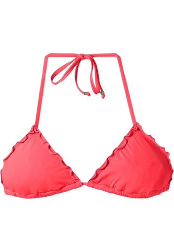 Amir Slama triangle bikini top - Rosso