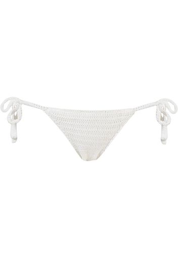 Amir Slama knit bikini bottom - Bianco