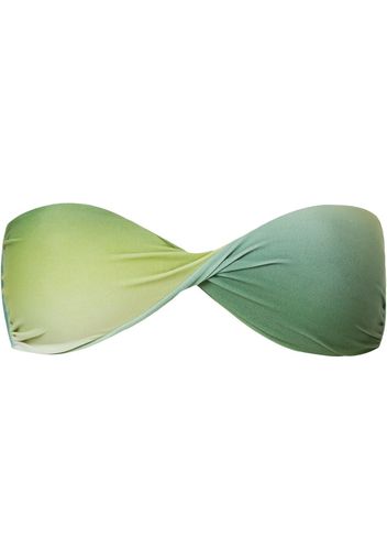 Amir Slama bandeau bikini top - Verde