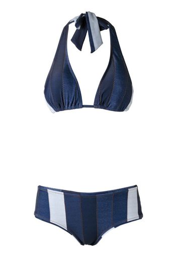 panelled bikini set