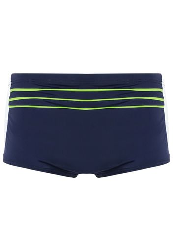 Amir Slama panelled trunks - Blu