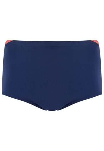 Amir Slama panelled trunks - Blu