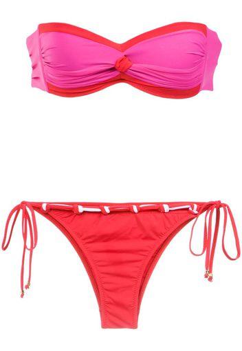 strapless bikini set