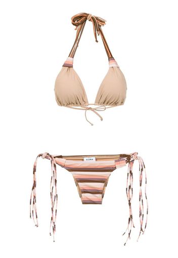 Set bikini a righe