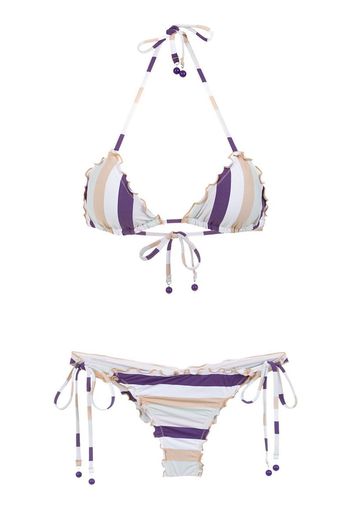 Set bikini a righe