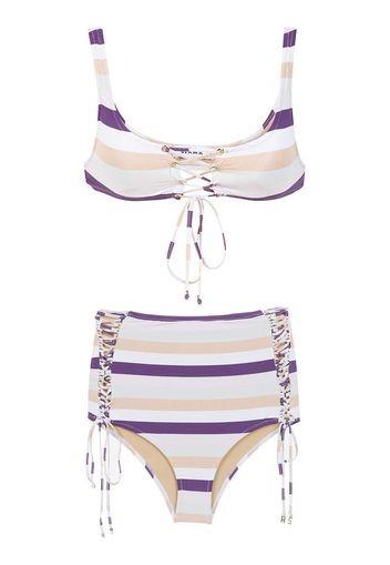 Set bikini a righe