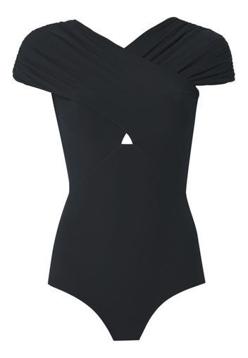 Blusa con schiena scoperta