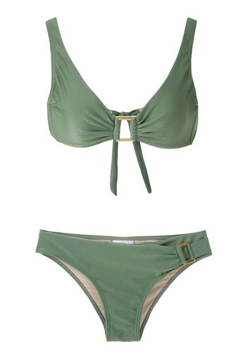 metallic embellishments bikini set