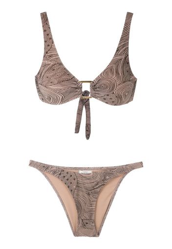 Set bikini Marajoara con stampa