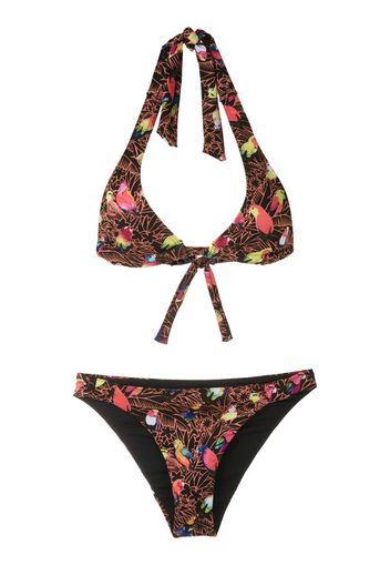 Bikini a triangolo con stampa