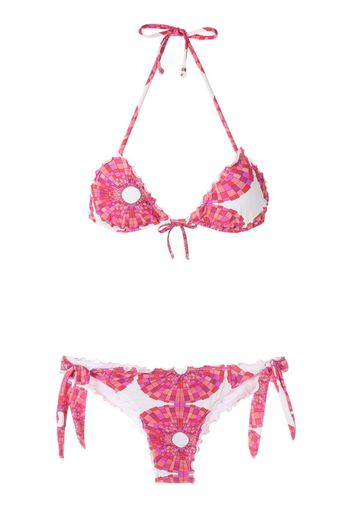 Set bikini a triangolo Mandala