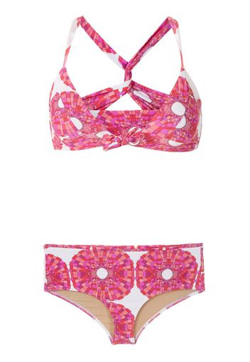 Set bikini con stampa