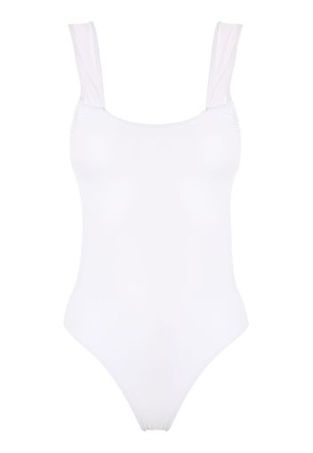 Amir Slama Costume intero con cut-out - Bianco